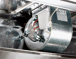 Exaustor de parede 2,4m - com motor, regulador, filtro e lâmpada