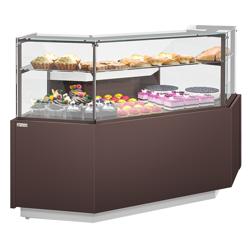 Banco alimentare refrigerato RIGA - 1365x990mm - Ventilata - con 2 ripiani