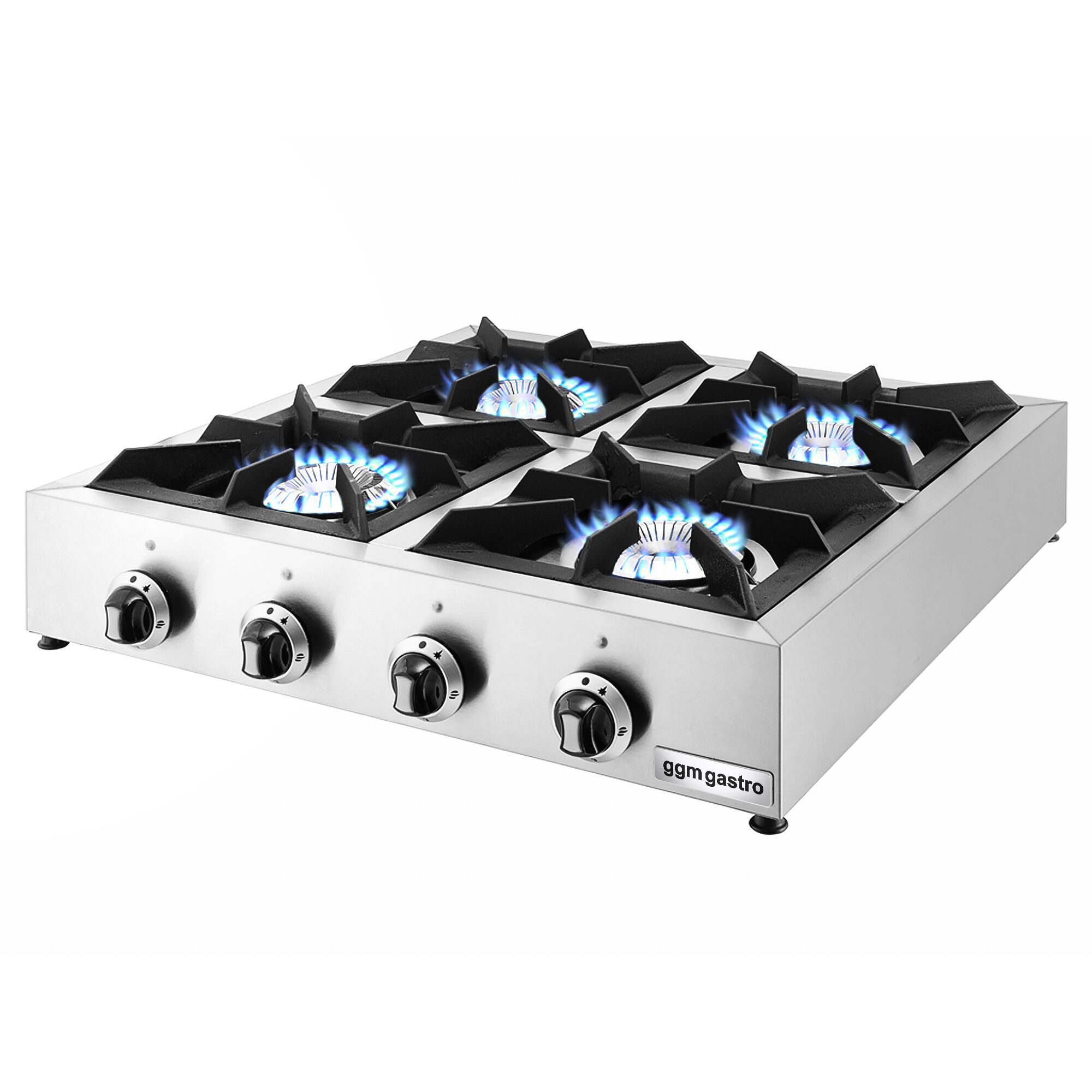 Kuchnia gazowa nastawna 1-palnikowa - 20kW - 4 palniki