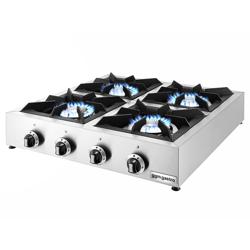 Gasfornuis tafelmodel - 800x700mm - 20,0 kW - 4 pits
