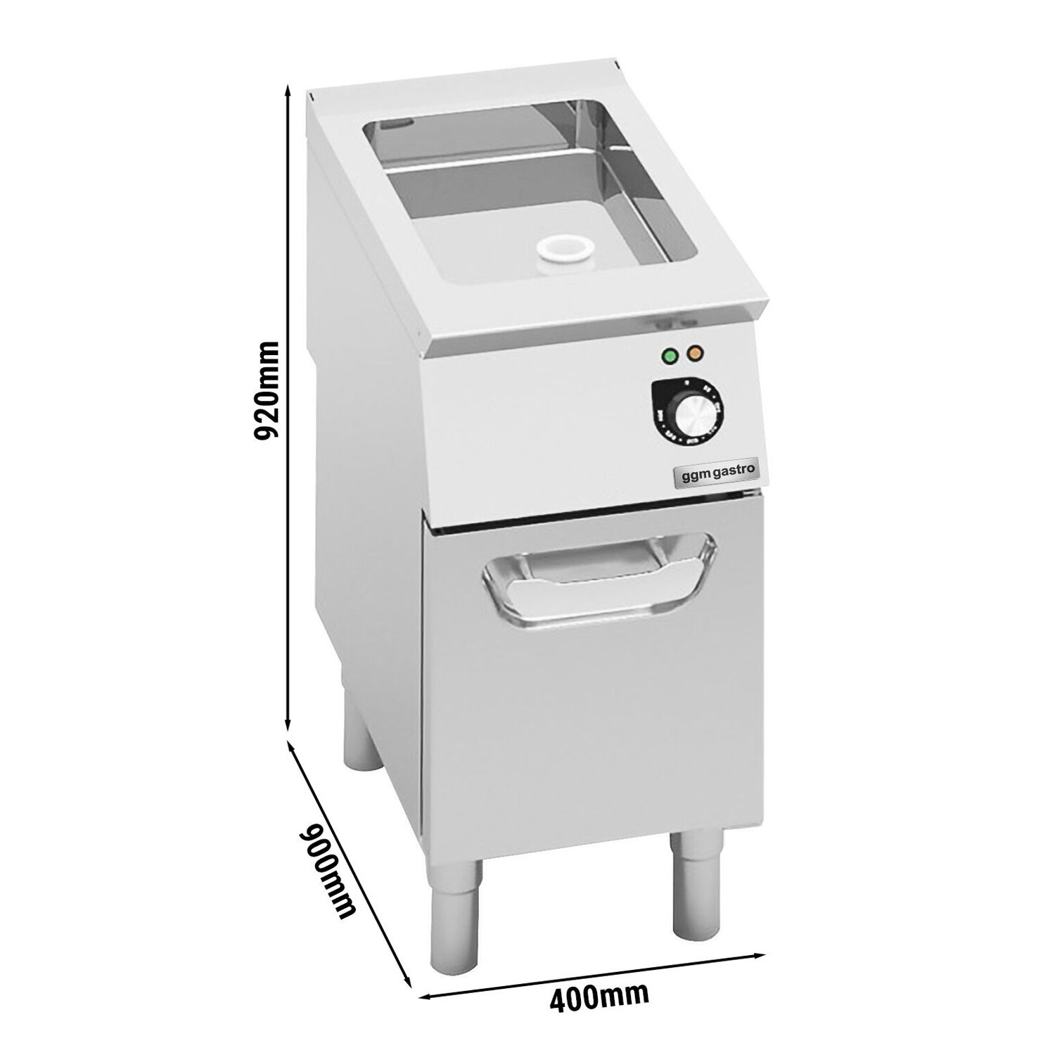 Braisière électrique multifonctions - 4,8kW - 11,5litres - 400mm