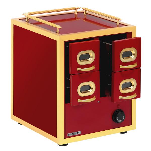 Warmhaltebox - 2x 2 Schubladen - für Mandel & Nüsse