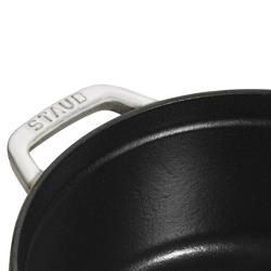STAUB | LA COCOTTE - Kookpot - Ø 220mm - Gietijzer - Witte truffel