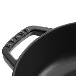 STAUB | BRAISERS - Sauteerpan met Chistera Drop Structure - 240mm - Gietijzer - Zwart