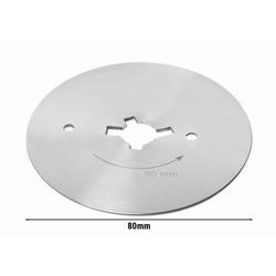 Lame ronde pour couteau électrique à kebab (Ø80mm) - Lisse - Acier inoxydable - pour DSC80D
