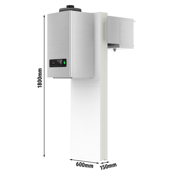 Unidad de refrigeración de pared menos - máximo para 7,5 m³
