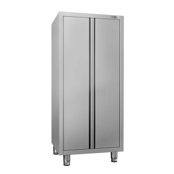 Armoire de travail en inox ECO - 800x700mm - 2 portes battantes - Hauteur: 1800mm