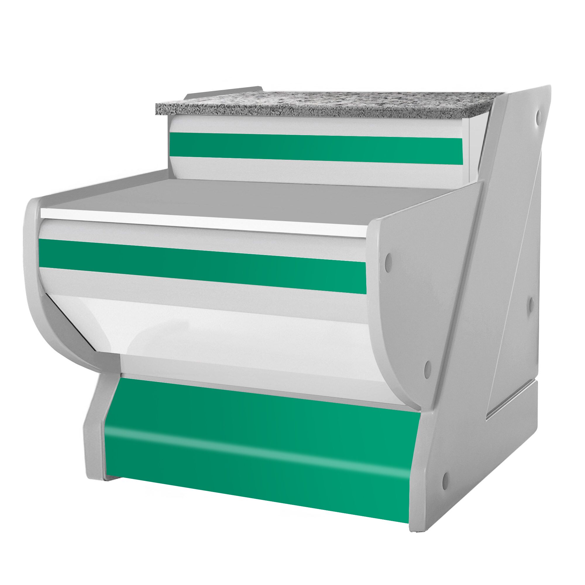 Table de caisse – 800 mm – panneau frontal Vert