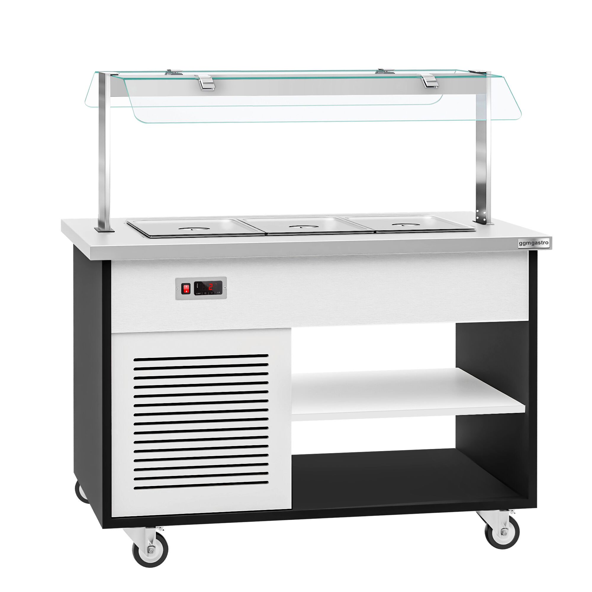 Buffet réfrigéré DANZIG - 1300mm - 3 bacs GN 1/1
