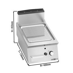 Газова жарова поверхня - 6,9 кВт - рифлена
