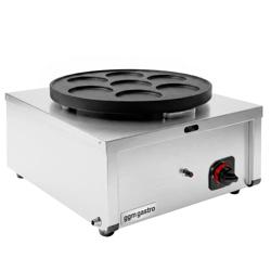 Crêpière professionnelle à gaz - Allumage manuel - Carrée