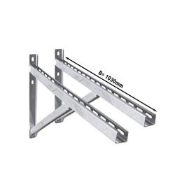 Wandsteun - met dwarsdrager - Lengte: 1030mm