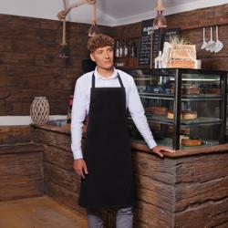 KARLOWSKY | Delantal con peto Basic - Negro