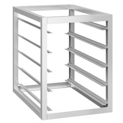 Base armadiata - 5 cassetti - Modulo base 450x660mm - 450x660mm - GN & EN - compatibile con Tavolo da lavoro in acciaio inox Serie ATK 700mm profondità