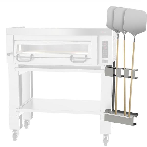 Soporte para pala de pizza para bastidor inferior - Acero inoxidable - compatible con UGP434, UGP634 y UGP934