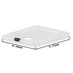 Capac cutie tacâmuri - Polipropilenă - 165x175x22 mm - compatibil cu SSP2, KSP2 & MSP2