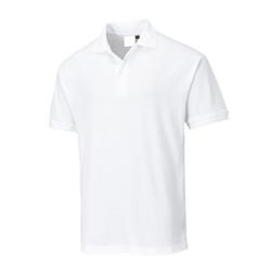 Heren poloshirt - wit - Maat: XS