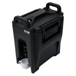 Contenitore isotermico per bevande con rubinetto - 10L - con maniglie - Nero