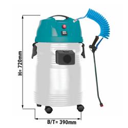 Commercial Disinfectant Spray Unit - 34L - 900W - Wheel Sprayer - Hard Plastic - 390x390x720mm - Range: 10m