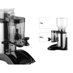 Kaffekvarn - Bönbehållare 2 kg - 63 dB tystgående - Med doserare - Hölje i rostfritt stål