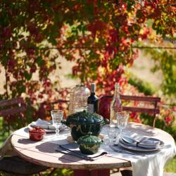 STAUB | Artichoke Cocotte Enamelled Cast Iron Casserole Dish – Ø 220 mm – Basil Green