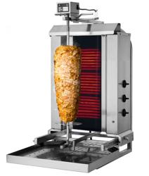 Kebabgrill - Flyttbar - 3 brännare - max 40 kg