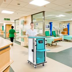 Krankenhaus-Service-Wagen - Heiß & Kalt - inkl. 24 Spezialtabletts 37/63