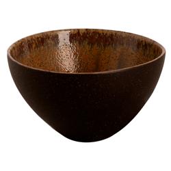 (4 pcs) Dessert Bowl - Cecil - Stoneware - round - Ø 150mm - Brown