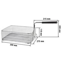 Fryer Basket - 200x275x110mm - 10L - Stainless Steel - for Fryer 700 Series