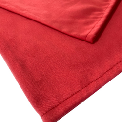 (6 piezas) Camino de mesa de damasco Vienna - 40 x 130 cm - Rojo fuego