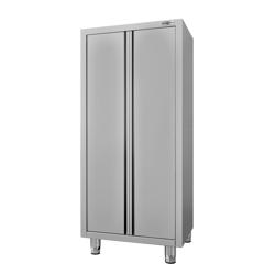 Armoire de travail en inox ECO - 800x700mm - 2 portes battantes - Hauteur: 1800mm