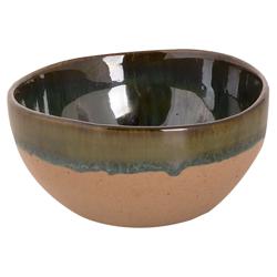 (6 pz) Ciotola - WISTERIA - Steinzeug - Ø110mm - impilabile - Verde/Beige