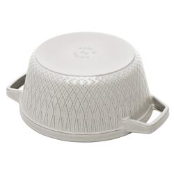 STAUB | LA COCOTTE - Kookpot - Ø 240mm - Gietijzer - Witte truffel