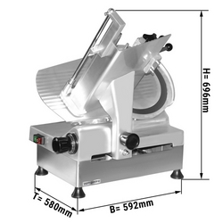 Automatische snijmachine - 550 Watt - Mes: Ø 300mm