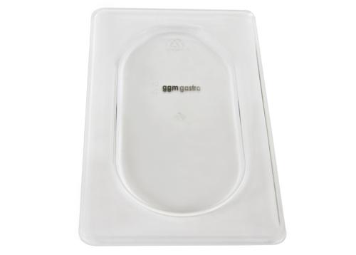 (6 Stück) Polycarbonat GN-Deckel 1/9 - clear