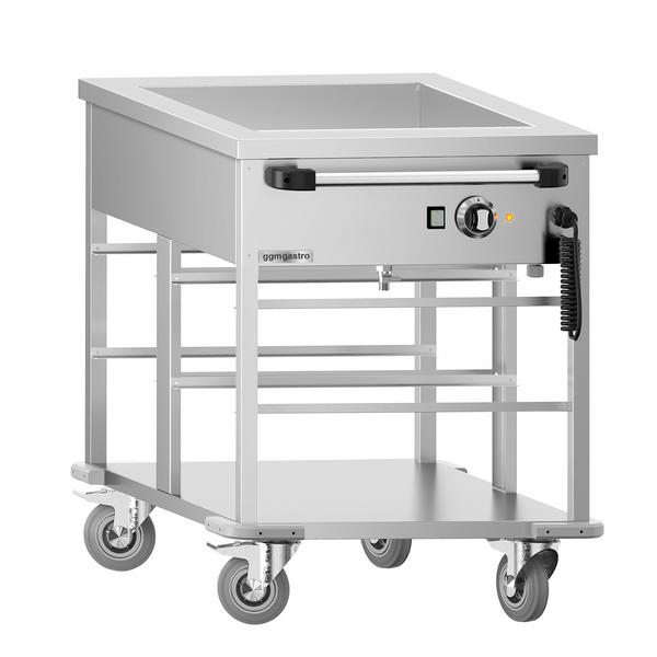 Mobile Bain Marie - 2x GN 1/1 - 1 kW