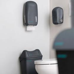 AIR-WOLF | Hygieniajäteastia konepellillä - 8 L - ABS-muovia - antrasiittia