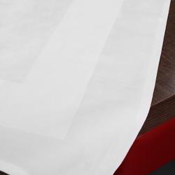 (250 pz) Tovagliolo in raso liscio Atlas - 50x50cm - Bianco - 100% cotone