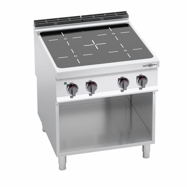 Elspis med glaskeramikhäll - LORENZO 900 - 800x900x965 mm - 16 kW - 4 värmezoner