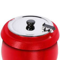 Soepketel - 9L - rood