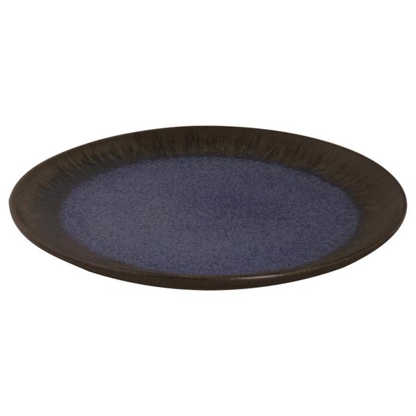 (6 pcs) TAMA - Assiette plate - Grès - Ø285mm - Bleu