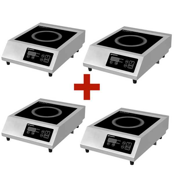 (4 Adet) İndüksiyonlu Ocak - 3,5 kW