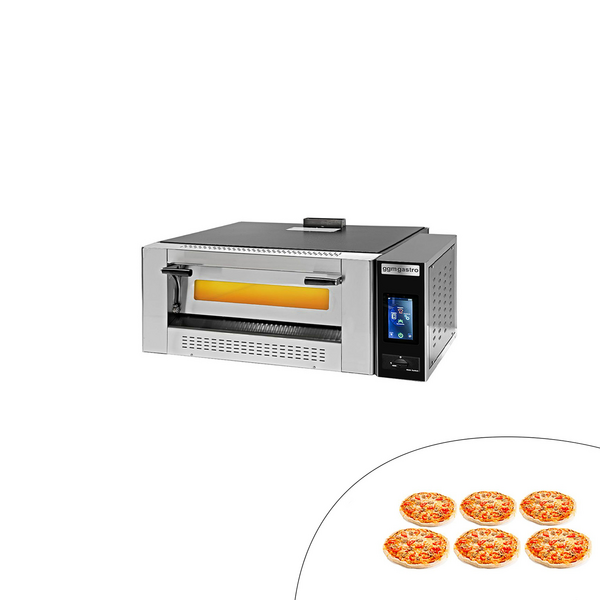 Pizzaoven op gas - 6x 30cm - Digitaal