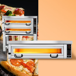 Pizzaugn Power - 9+9x 34cm - Digitalskärm -  inkl. kåpa, underrede och hjulsats