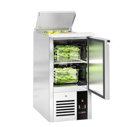 Commercial Saladette Prep Station PREMIUM – 1 Door – GN 1/1 Pan Well – 450×700 mm – +2 to +8 °C