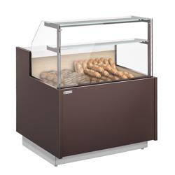 Banco alimentare non refrigerato RIGA - 1058x990mm - con 2 ripiani