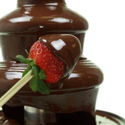 Fonte de chocolate em cascata PROFISSIONAL em aço inoxidável - 6 níveis - 230V/ 300W - Capacidade máx.: 8kg - Ø370x(H)840mm