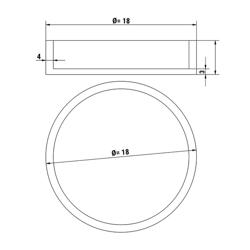 Piastre intercambiabili per cuoci tartellette TMNP - Tonda - Ø80mm - h18mm - per 9 tartellette