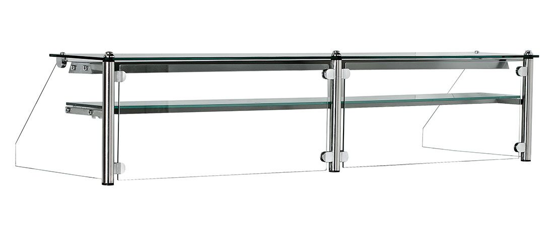 Szklana nadstawka z 1 półką - 2500 mm