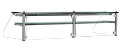 Glasopsats med 1 hylde - 2,5 m